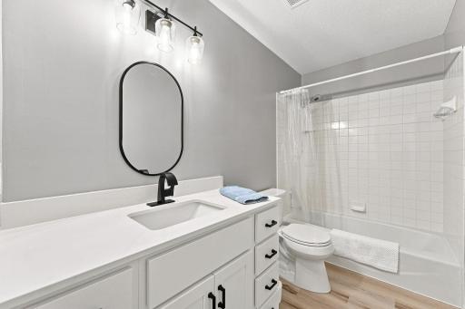 Updated upper level bathroom