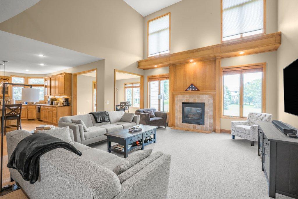 Living room high ceilings