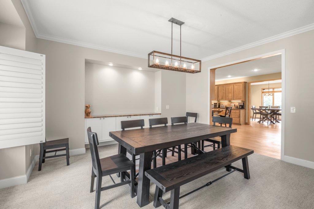 Large formal dining room