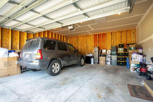 Good size 2-car garage