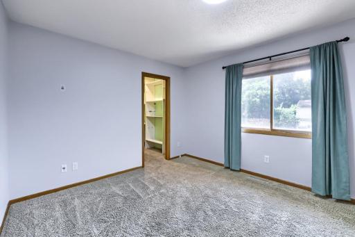 3rd upper-level bedroom. This one has a walk-in closet