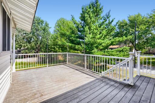 Uncovered part of Deck sit & enjoy the sun while it lasts