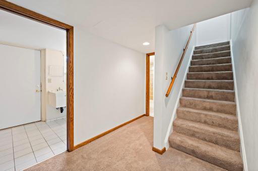 Stairs to lower level