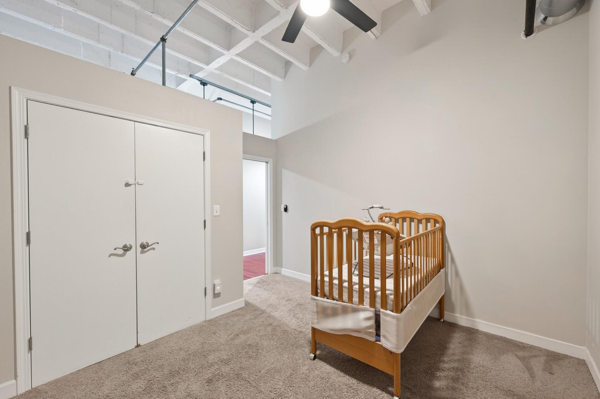 Standing in the corner of the second bedroom you can appreciate the amount of storage provided.