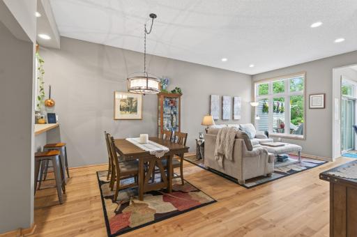 Nice space in the dining room