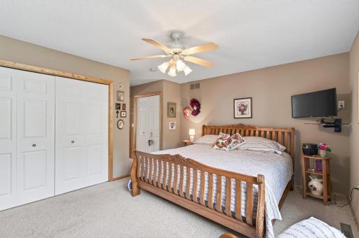 Another view of the main floor primary bedroom.