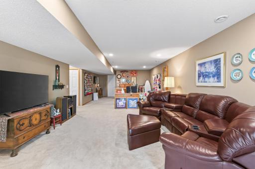 Family room and rec room.