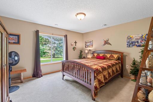 Specious 3rd bedroom in the lower level complete with large walk-in closet.