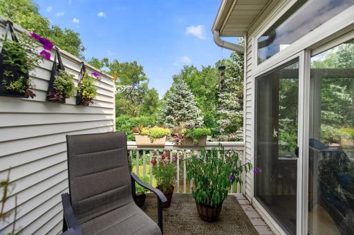 Relax on your private deck.
