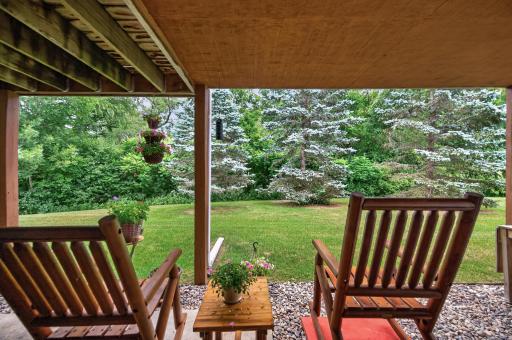 Views from the lower level patio.