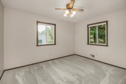 The windows in each bedroom allows natural light to permeate the space