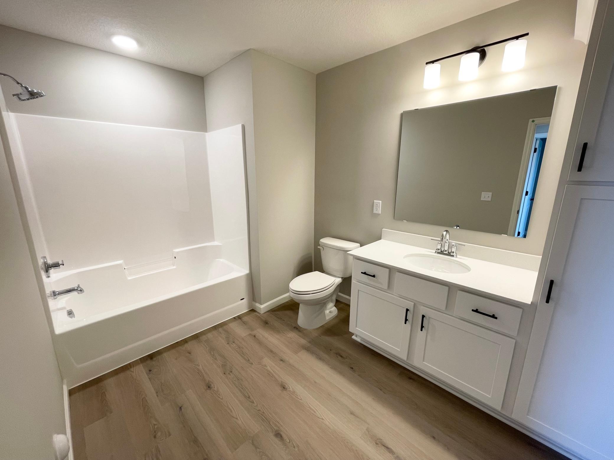 Photo shows the same floor plan but not the actual home. Photos of actual home will be uploaded when home has been completed and cleaned.