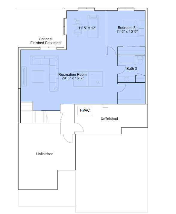 Brisbane main level floorplan