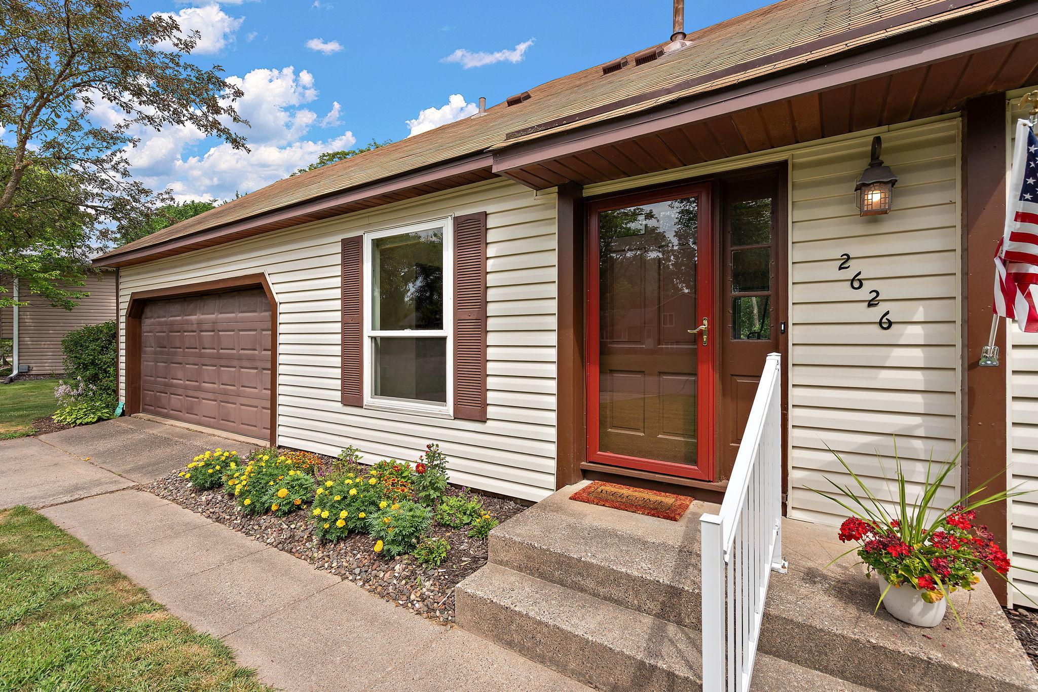 Front entrance and garden