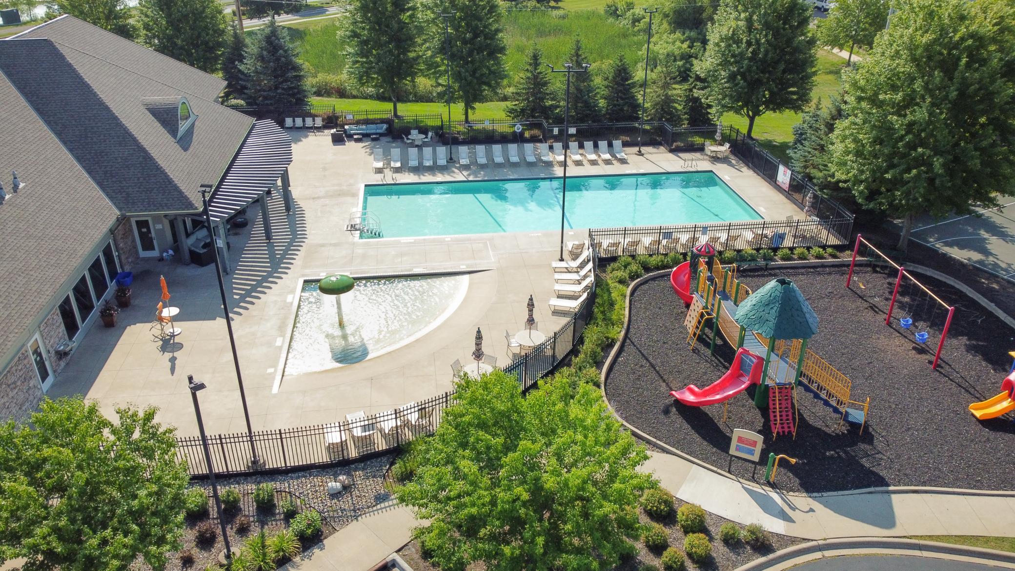 You and your guests can enjoy the pool, play pad and playground!