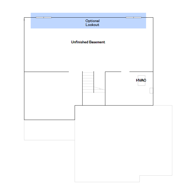 Bristol lower level floorplan.