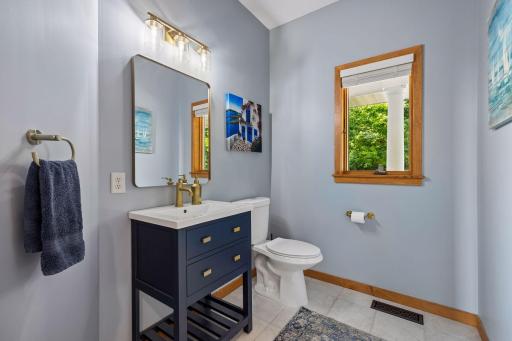 Main floor powder room