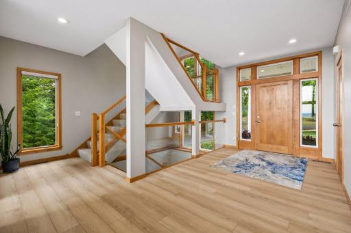 Bright and airy front entrance