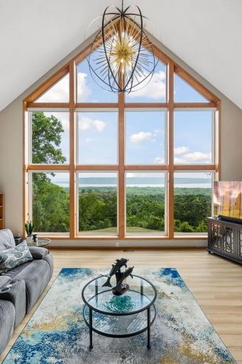 Relax and enjoy beautiful Lake Pepin and the Mississippi River from the comfort of your living room