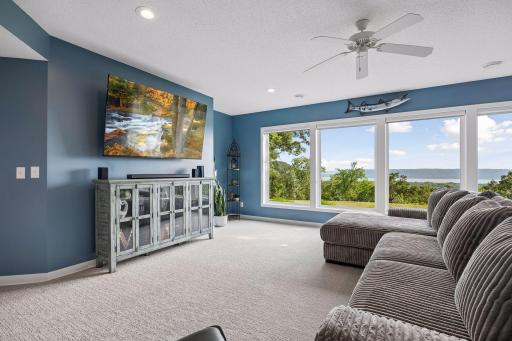 Lower-level great room