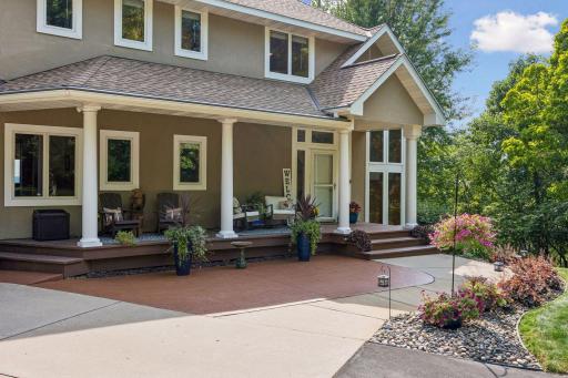 Beautiful meticulously cared for landscaping