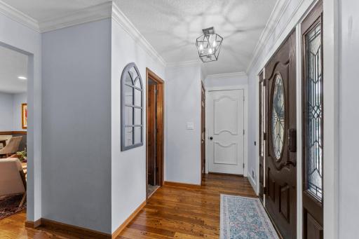 Everyday living is made easy with a welcoming front entry.