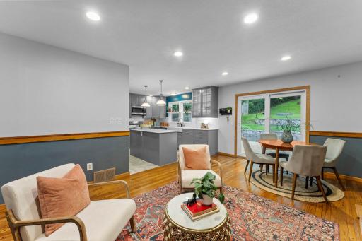 Easy access to the deck makes it just as suited for quiet evenings as it is for hosting guests.