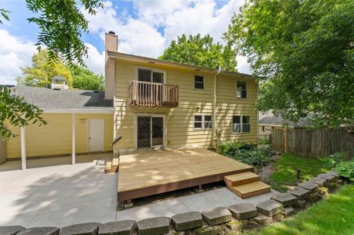 Grill on the deck, play in the yard, gather around the playset!