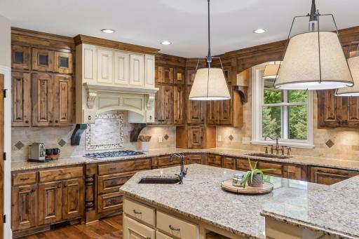 Another view highlighting the kitchen layout.