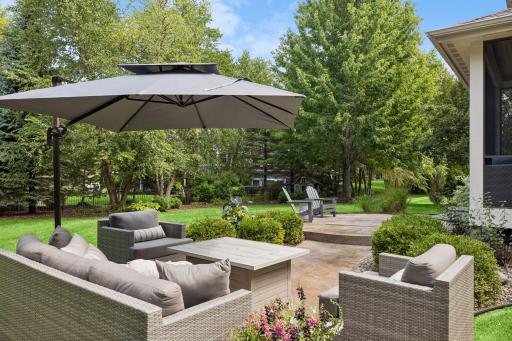 This view highlights the entire backyard.