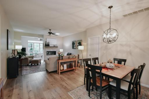 Welcome home to 2840 Pine Ridge! Open floor plan; updated throughout! New flooring, fresh paint, double sided fireplace and more!