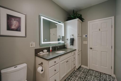 Lots of extra storage, updated throughtout the primary bath.