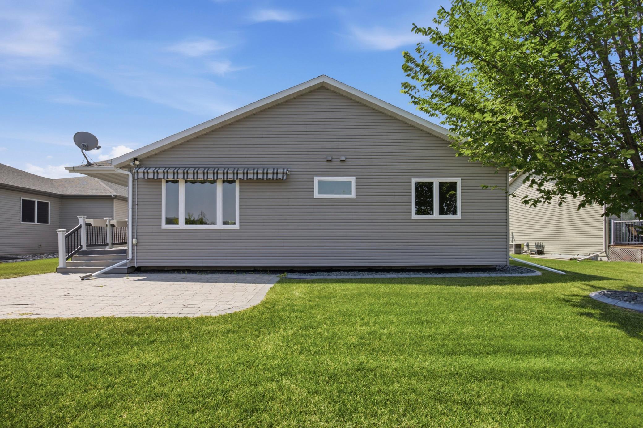 Back of Home- Awning for optional Shade