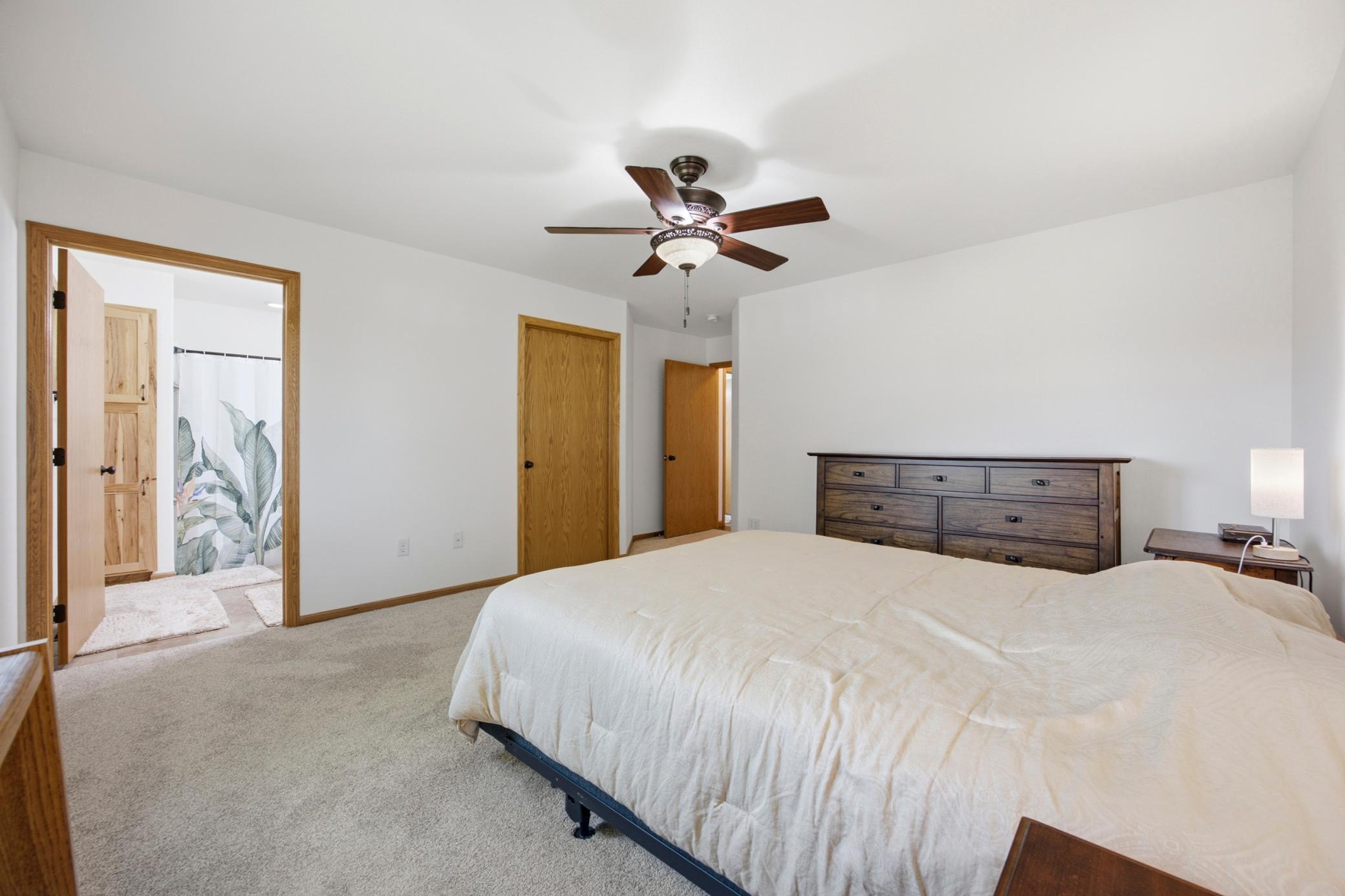 Spacious Main Floor Primary Bedroom