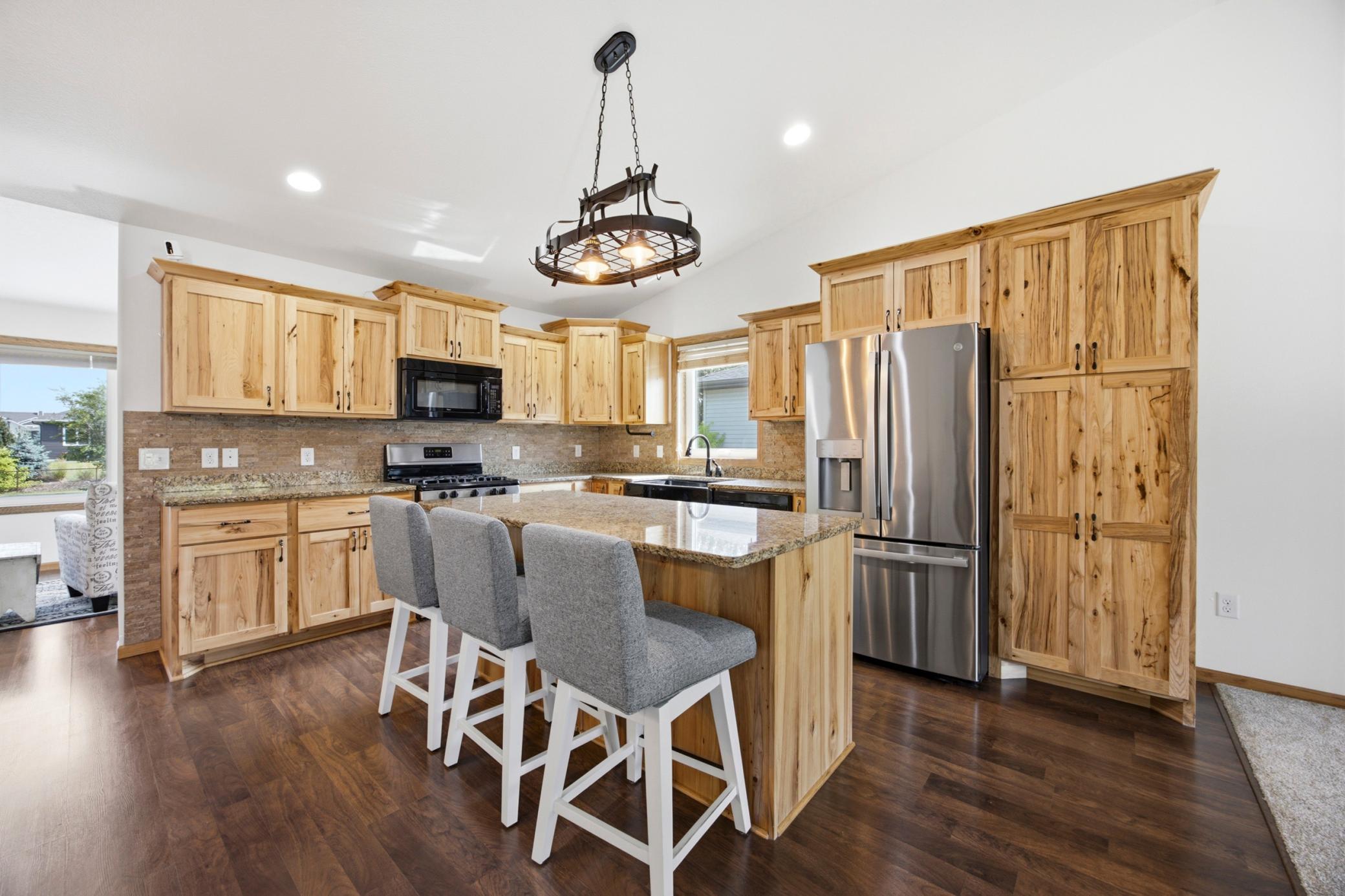 Kitchen- Granite Countertops & SS Appliances