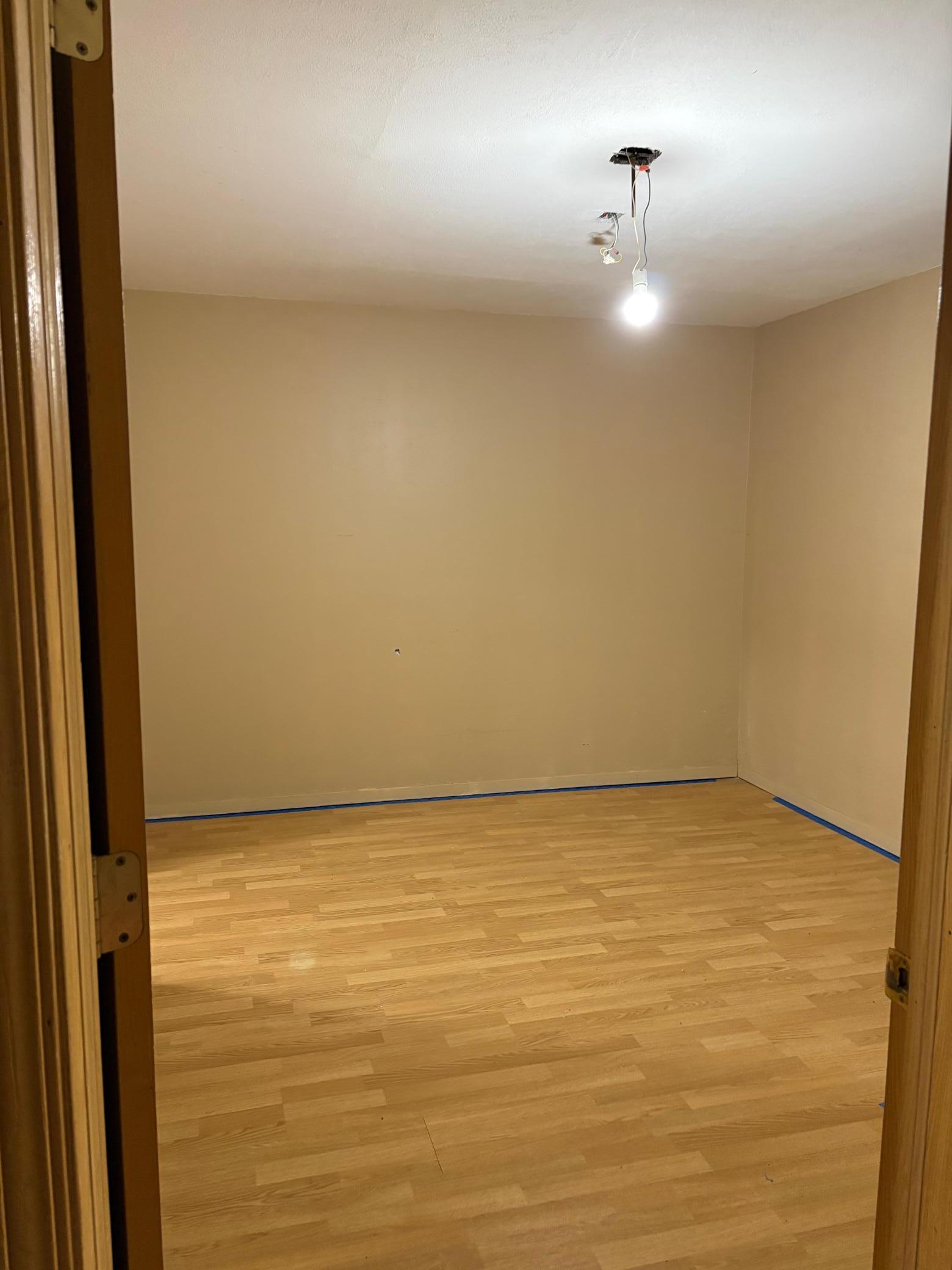 Basement bedroom