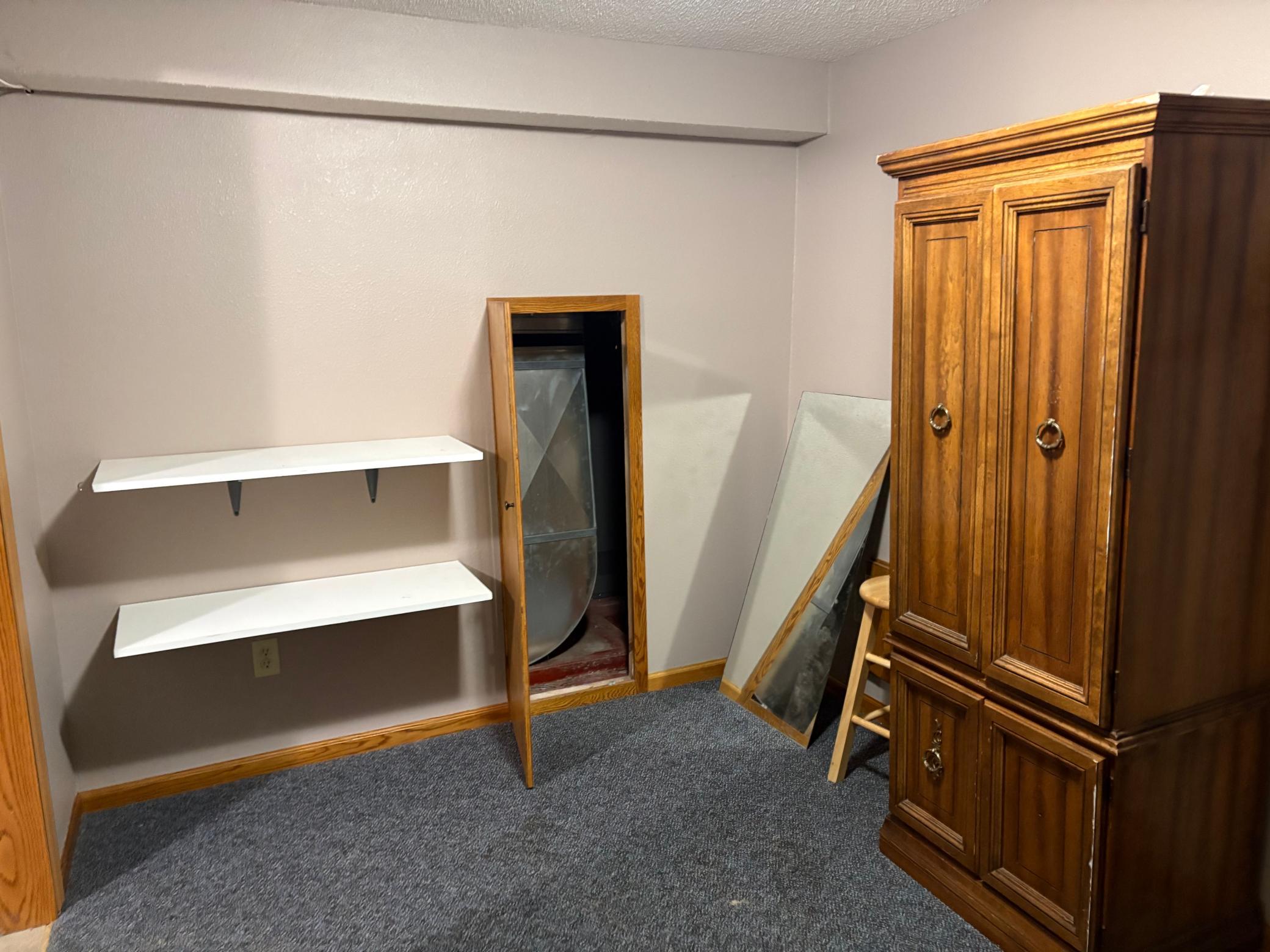 Basement storage