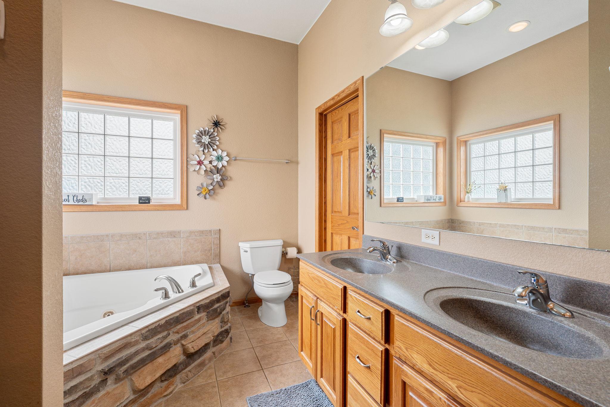 Master bathroom