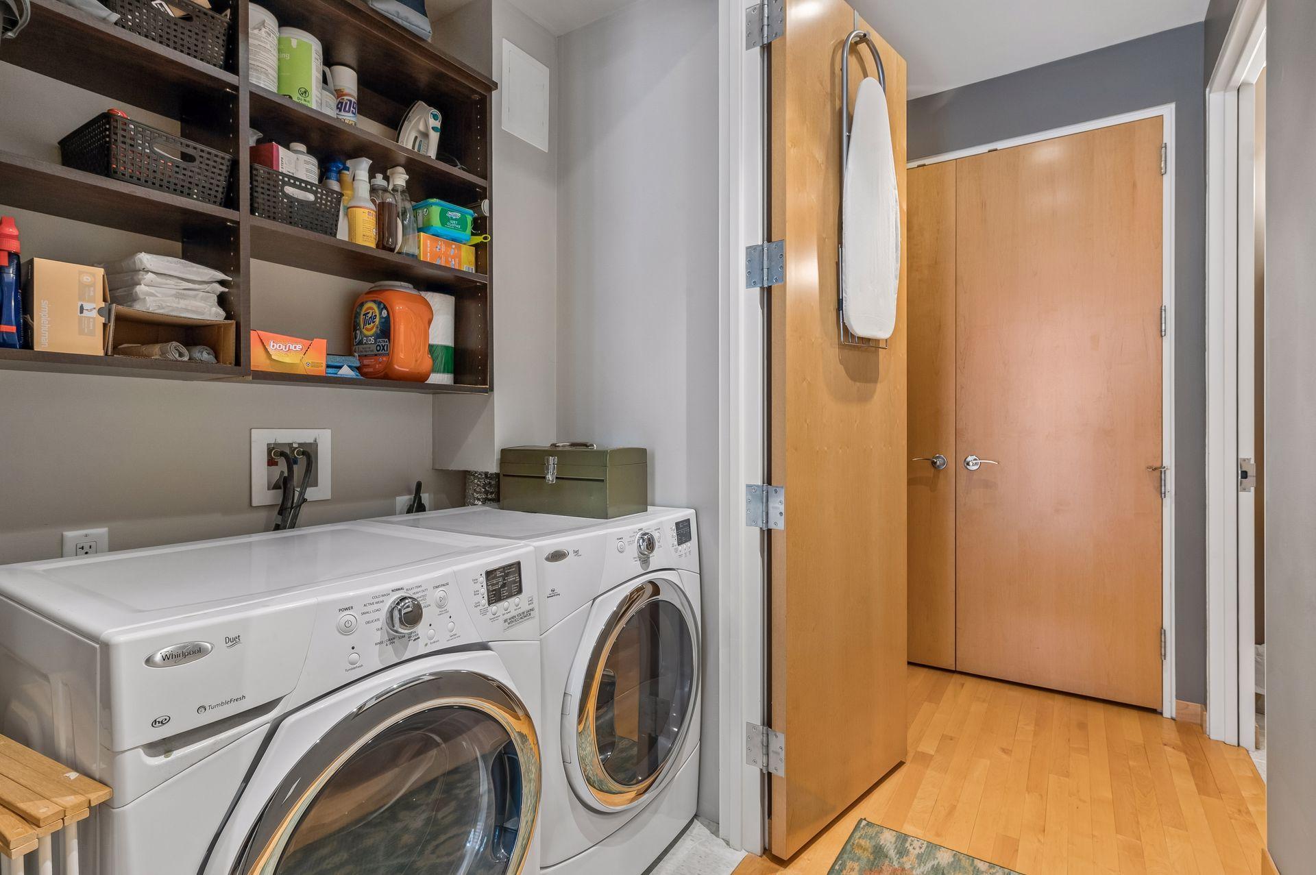 Laundry closet
