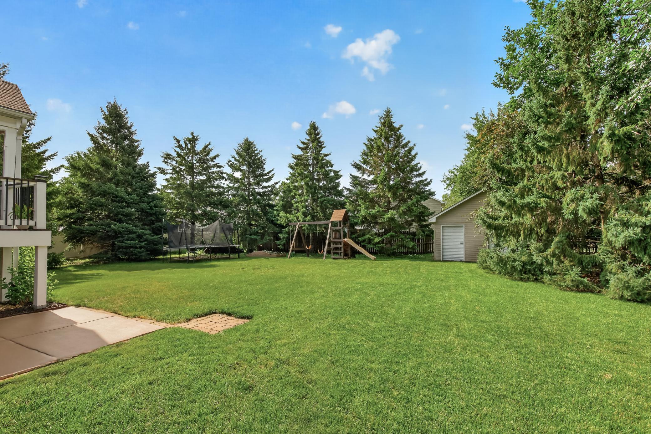 Huge backyard