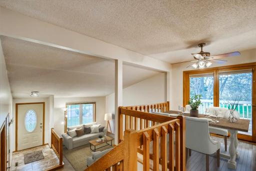 Vaulted ceilings, tons of natural light, hardwood floors!