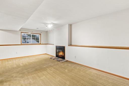 Wood burning fireplace!