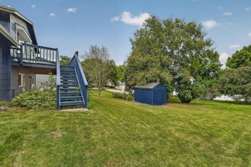 Backyard with Shed