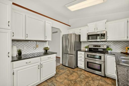 Kitchen with Stainless Steel Appliances
