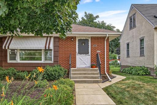 Significant 2023 improvements include new roofs on both the house and garage, replacement of the front and back steps and sidewalk, and installation of a lateral sewer liner.