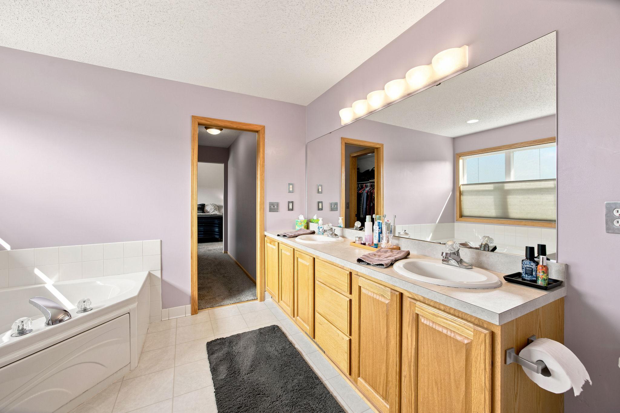 Primary Bath with Separate Tub and Shower