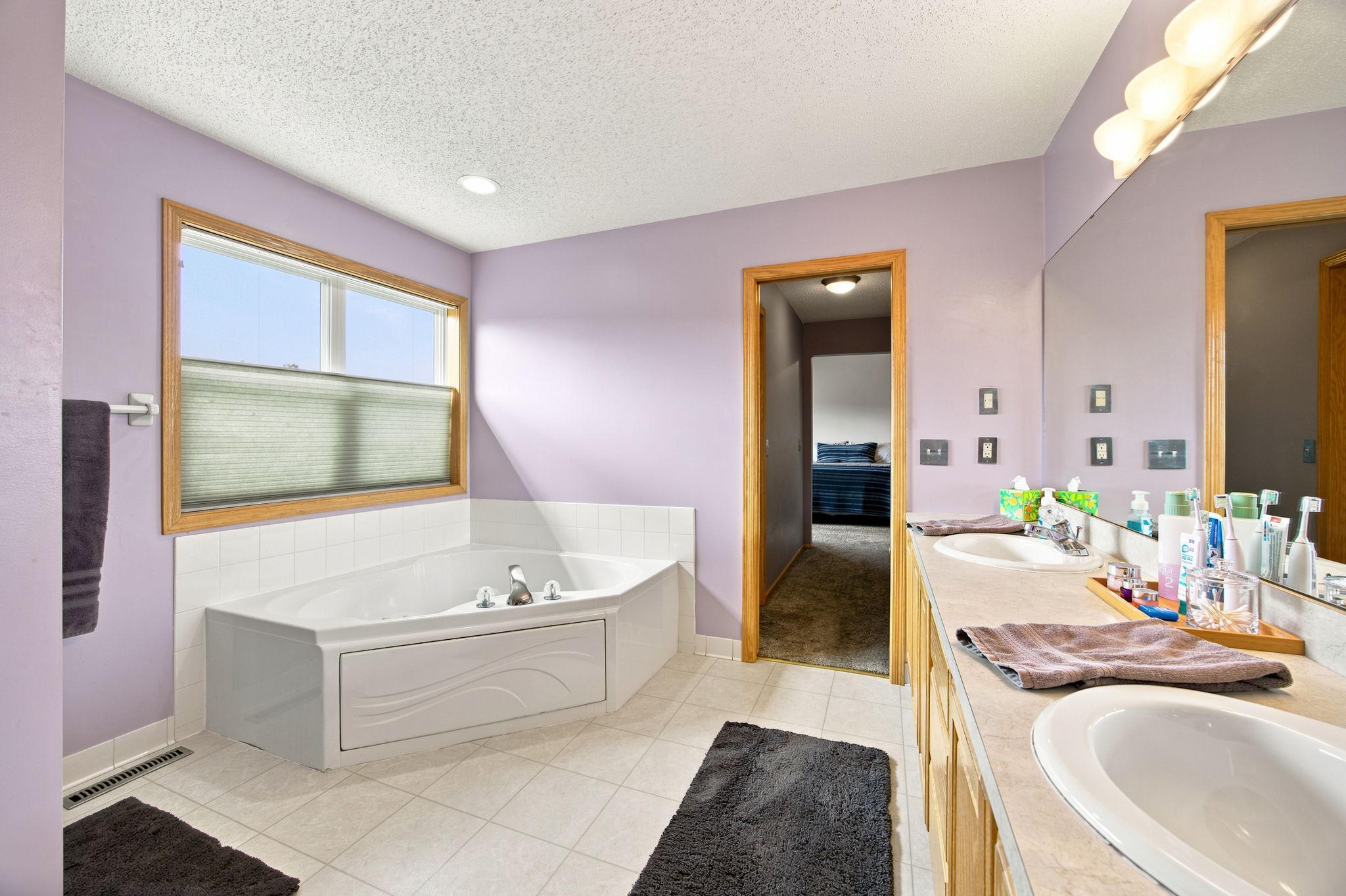 Primary Bath with Separate Tub and Shower