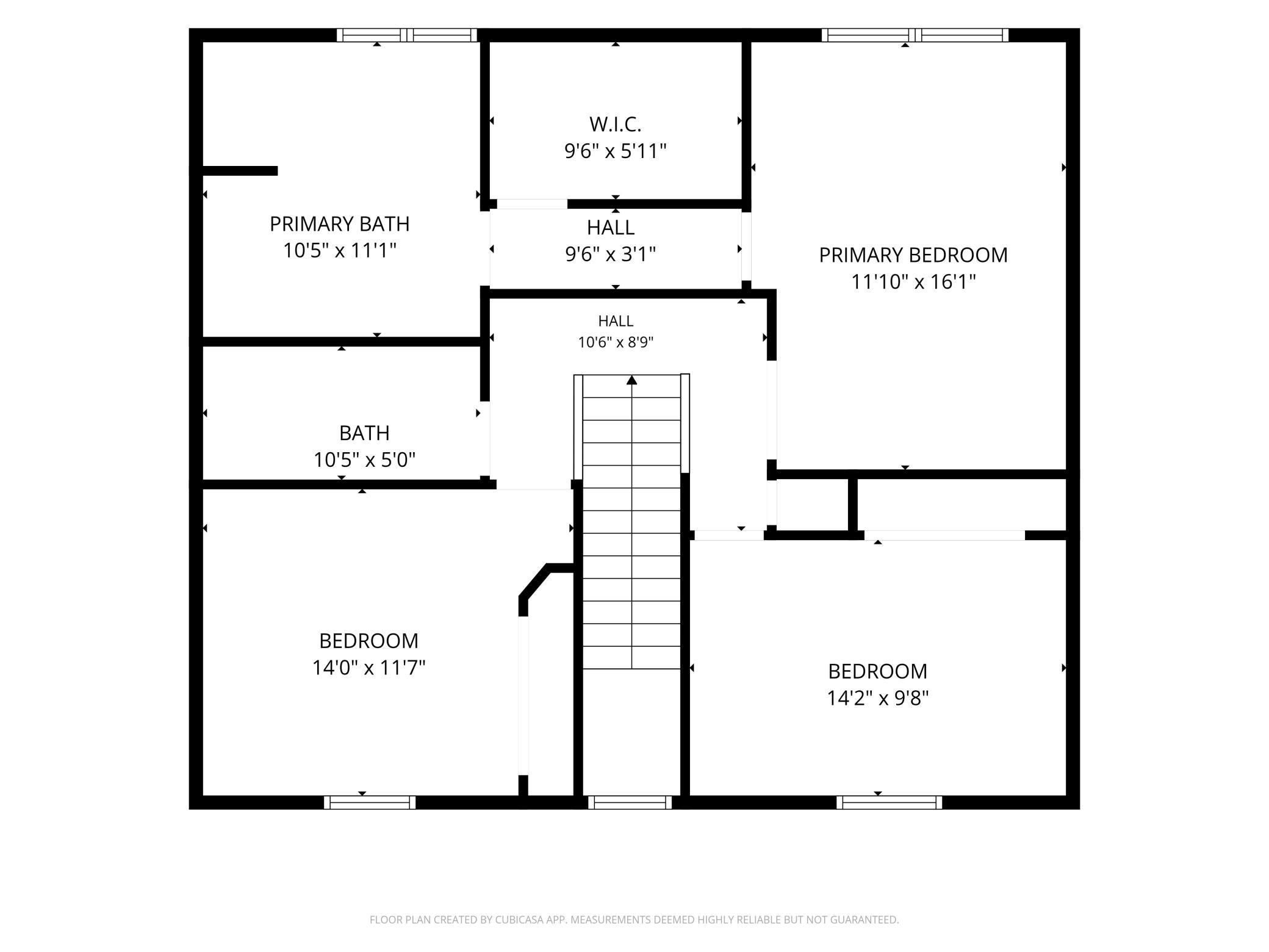 Upper Level Floor Plan