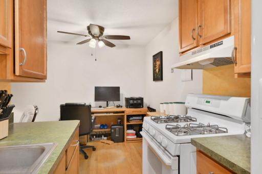 View of the dining/flex space from kitchen.