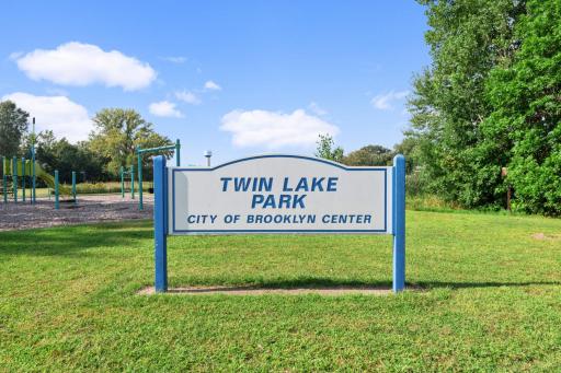 Twin Lake Park is just outside the community, offering playgrounds, walking paths, and year-round outdoor recreation.
